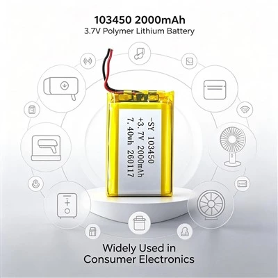 103450 Bluetooth austiņu litija akumulators