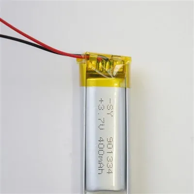 Litija jonu polimēru akumulators 3,7 V 400 mah